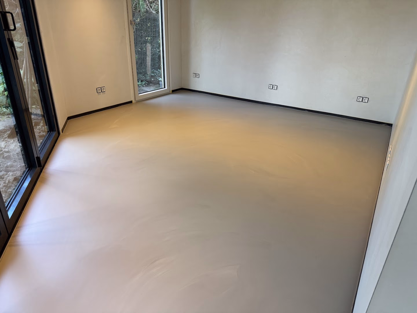 Foto van een gietvloer project
